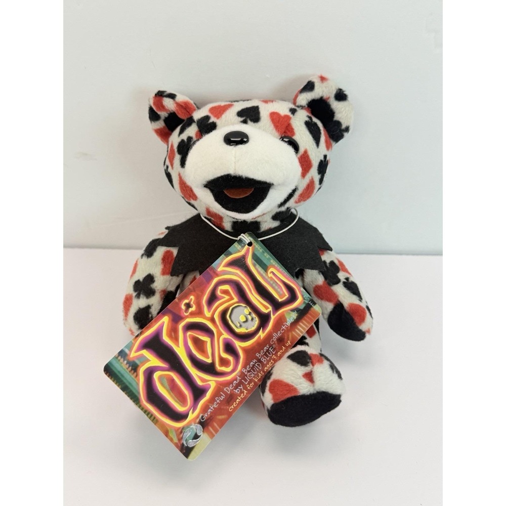 Vintage Grateful Dead Bean Bear "Deal" Liquid Blue 1999 W/ Tag